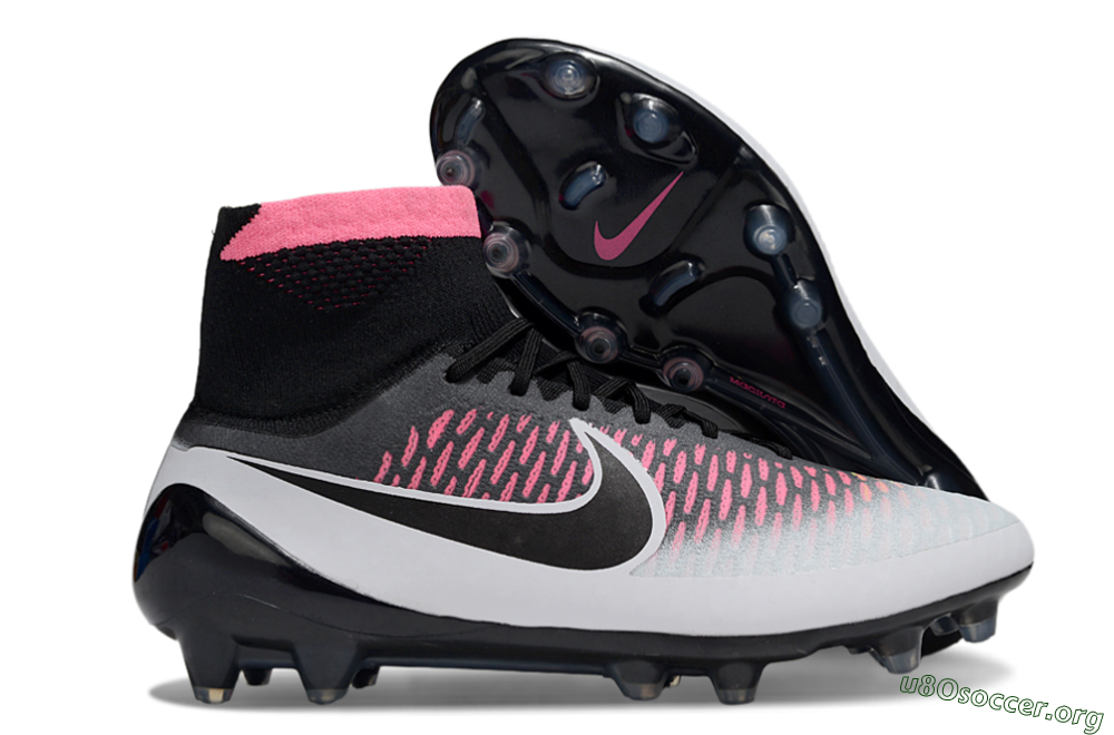 Nike Magista Obra FG Football Boots - Black/Vibrant Pink/White 2