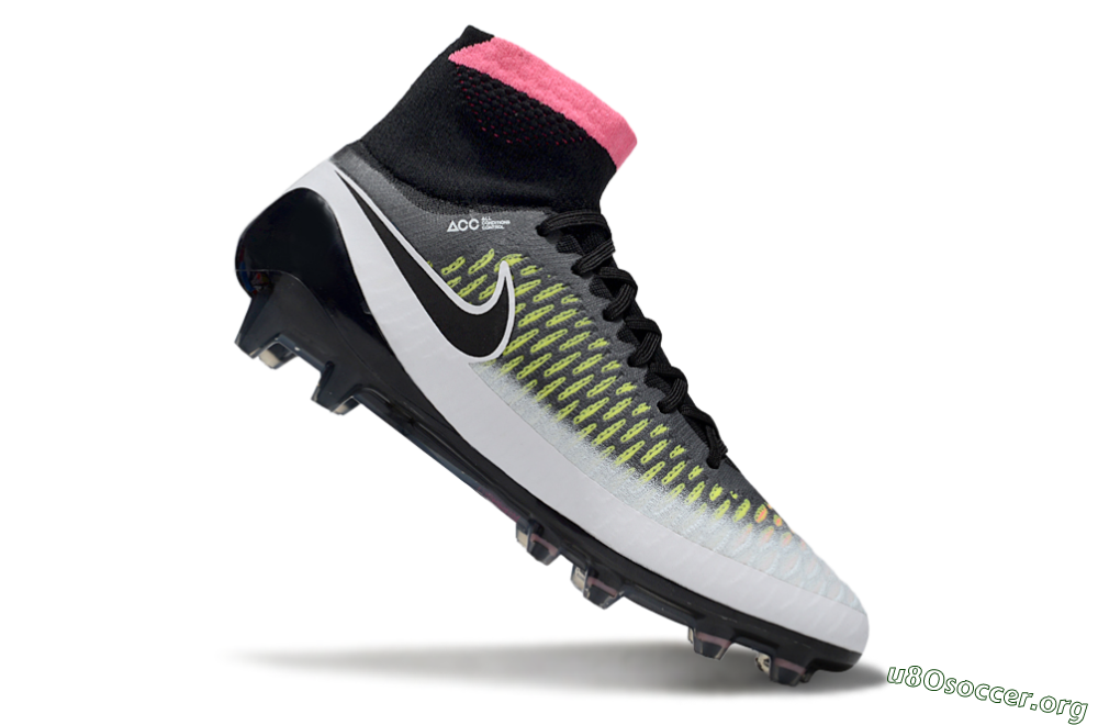 Nike Magista Obra FG Football Boots - Black/Vibrant Pink/White 4