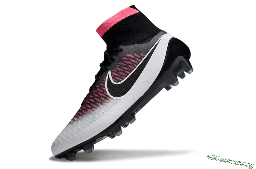 Nike Magista Obra FG Football Boots - Black/Vibrant Pink/White 5
