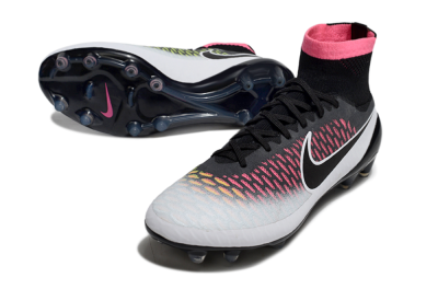 Nike Magista Obra FG Football Boots - Black/Vibrant Pink/White