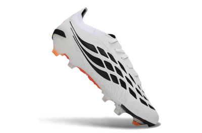 Adidas Predator 26 Elite FG Football Boots - White/Vibrant Pink/Orange Flash