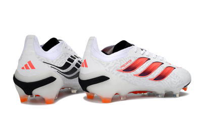 Adidas Predator 26 Elite FG Football Boots - White/Vibrant Pink/Orange Flash