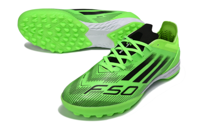 Adidas F50 Pro TF Football Shoes - Green/Neon Green/Electric Green