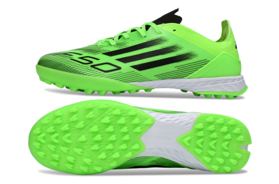 Adidas F50 Pro TF Football Shoes - Green/Neon Green/Electric Green
