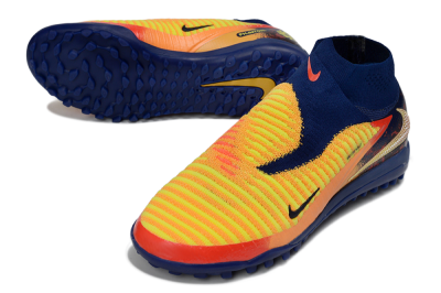 Nike Phantom 6 High Elite TF Football Shoes - Orange/Sunny Citrus/Deep Ocean
