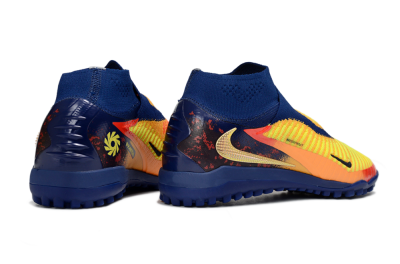Nike Phantom 6 High Elite TF Football Shoes - Orange/Sunny Citrus/Deep Ocean