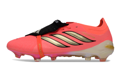 Adidas Predator 26 Elite Fold-Over Tongue FG Football Boots - Pink/Electric Pink/Gold