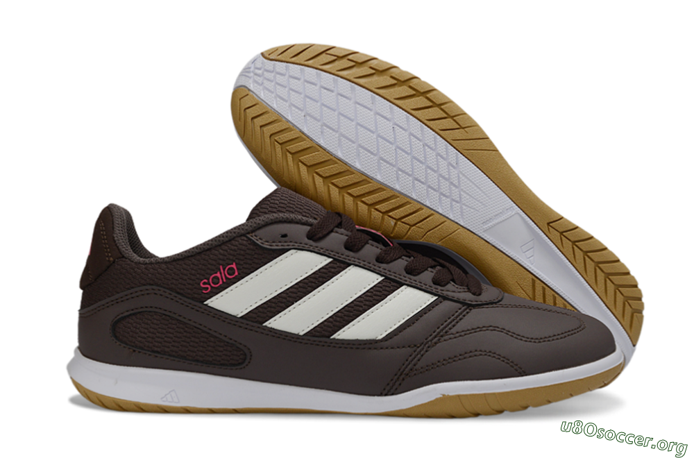 Adidas Top Sala IC Football Shoes - Brown/Cream/Gold 2