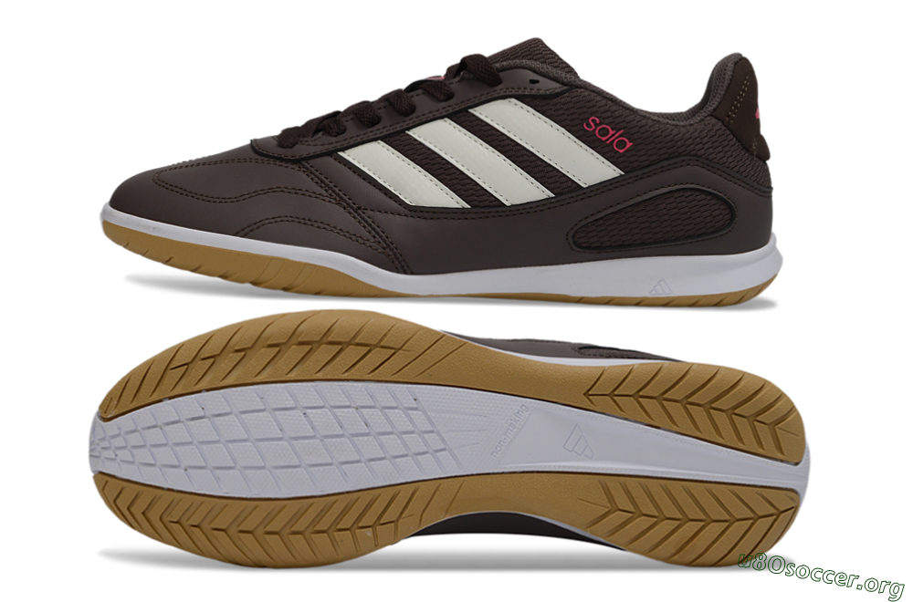 Adidas Top Sala IC Football Shoes - Brown/Cream/Gold 1