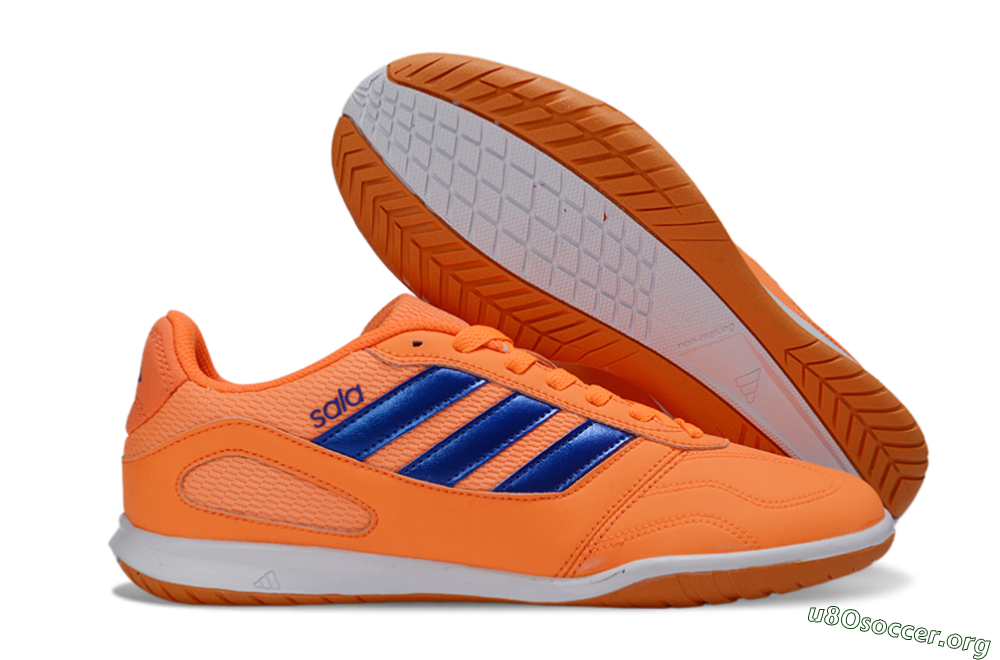 Adidas Top Sala IC Football Shoes - Orange/Vibrant Orange/Deep Blue 2
