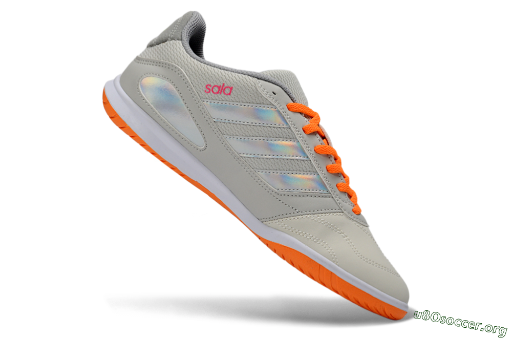 Adidas Top Sala IC Football Shoes - Grey/Bright Orange/Reflective Silver 4