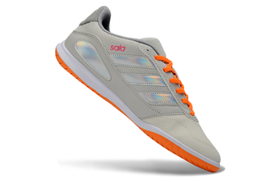 Adidas Top Sala IC Football Shoes - Grey/Bright Orange/Reflective Silver