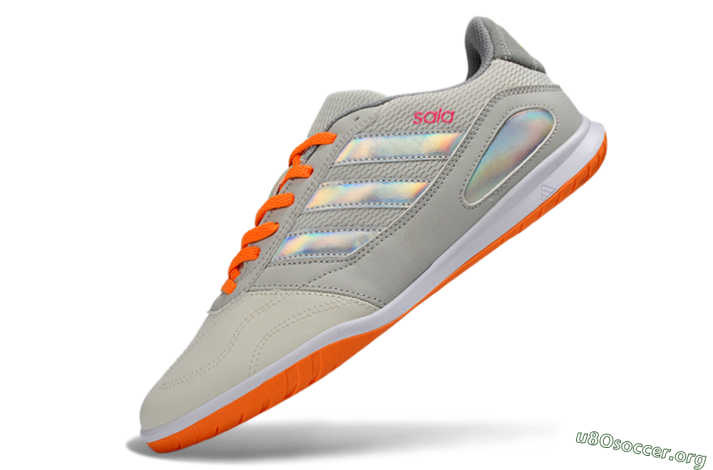 Adidas Top Sala IC Football Shoes - Grey/Bright Orange/Reflective Silver 5