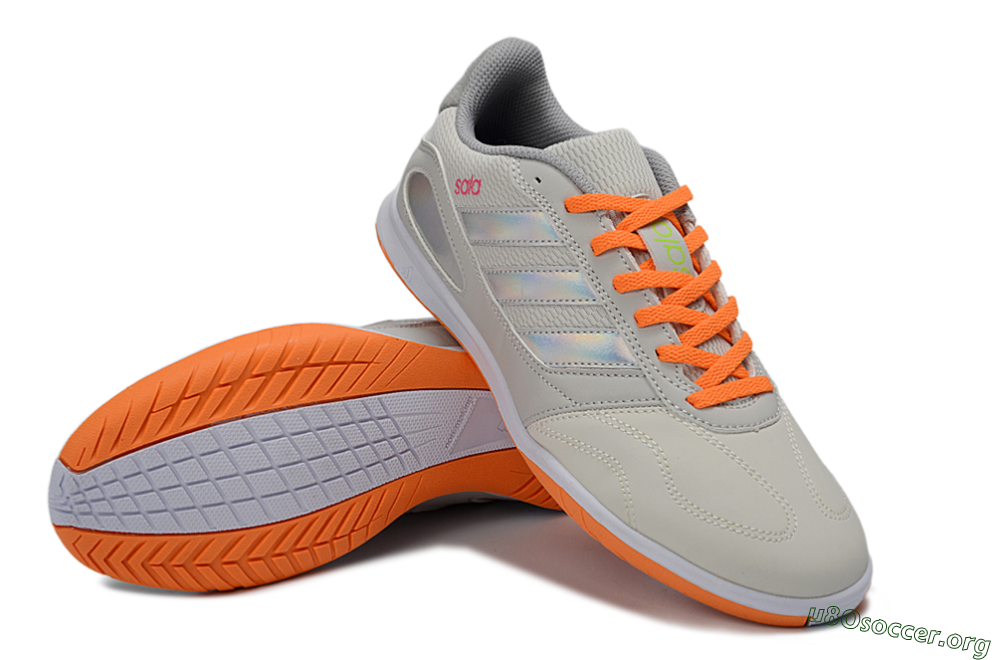 Adidas Top Sala IC Football Shoes - Grey/Bright Orange/Reflective Silver 0
