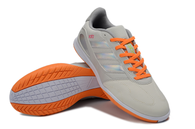 Adidas Top Sala IC Football Shoes - Grey/Bright Orange/Reflective Silver