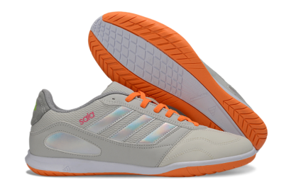 Adidas Top Sala IC Football Shoes - Grey/Bright Orange/Reflective Silver