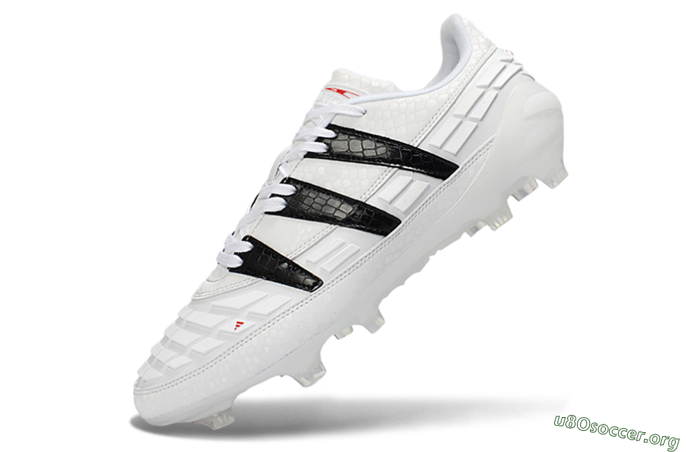 Adidas Predator 25 Elite FG Football Boots - White/Black/Red 5