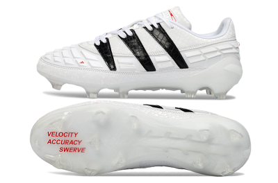 Adidas Predator 25 Elite FG Football Boots - White/Black/Red