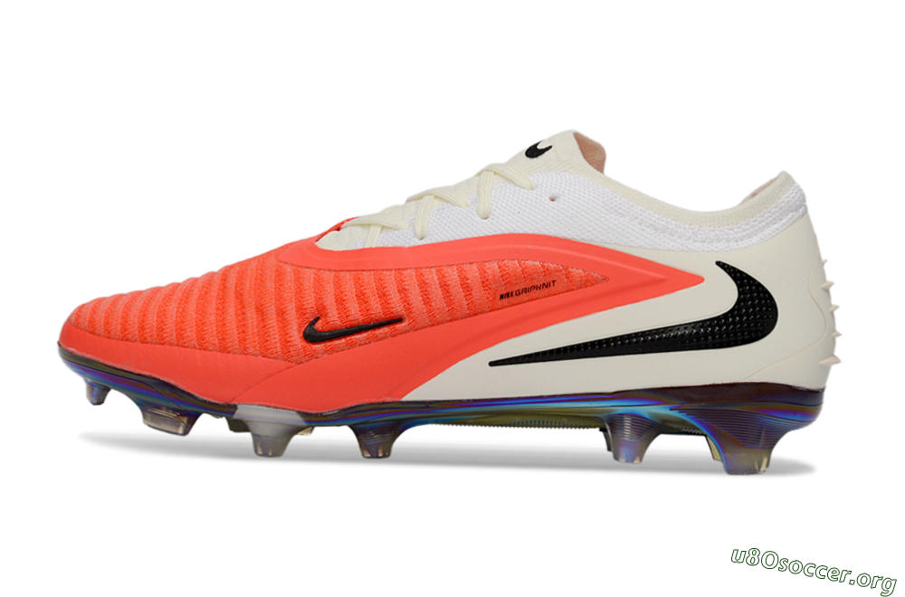 Nike Phantom 6 Low Elite FG Football Boots - Orange/Coral Highlight/Silken Cream 3