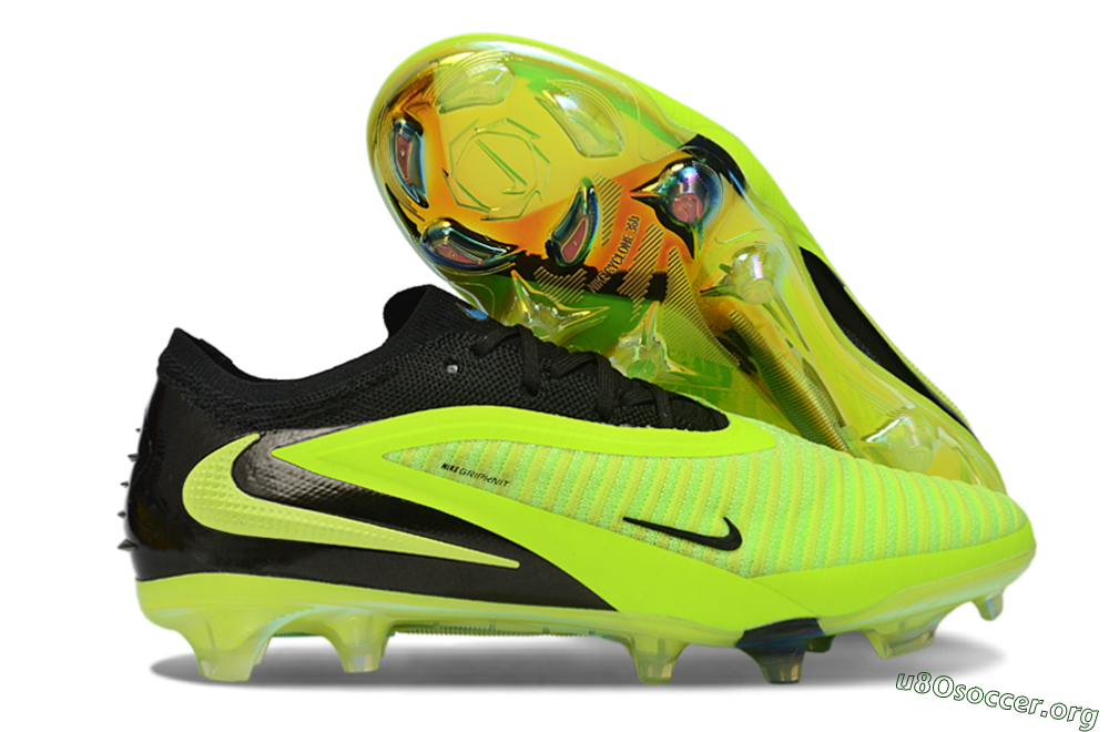 Nike Phantom 6 Low Elite FG Football Boots - Yellow/Electric Lime/Black 2