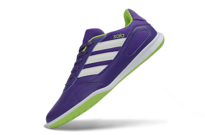 Adidas Top Sala IC Football Shoes - Purple/Lime Green/White