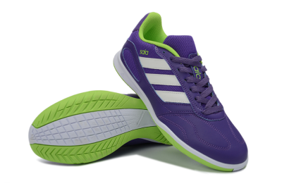 Adidas Top Sala IC Football Shoes - Purple/Lime Green/White