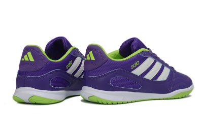 Adidas Top Sala IC Football Shoes - Purple/Lime Green/White
