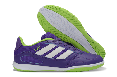 Adidas Top Sala IC Football Shoes - Purple/Lime Green/White