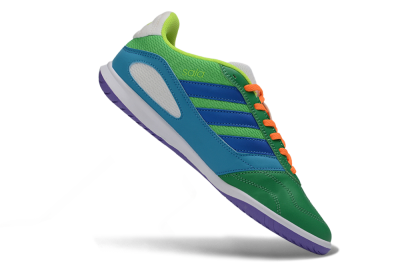 Adidas Top Sala IC Football Shoes - Green/Ocean Blue/Lime Punch