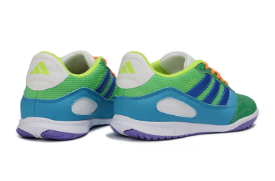 Adidas Top Sala IC Football Shoes - Green/Ocean Blue/Lime Punch