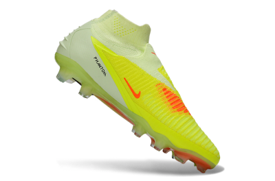 Nike Phantom 6 Elite High FG Football Boots - Yellow/Fluorescent Yellow/Neon Orange