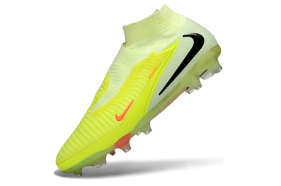 Nike Phantom 6 Elite High FG Football Boots - Yellow/Fluorescent Yellow/Neon Orange