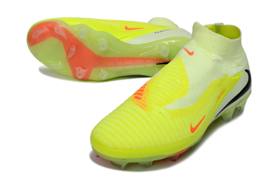 Nike Phantom 6 Elite High FG Football Boots - Yellow/Fluorescent Yellow/Neon Orange