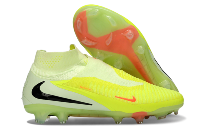 Nike Phantom 6 Elite High FG Football Boots - Yellow/Fluorescent Yellow/Neon Orange