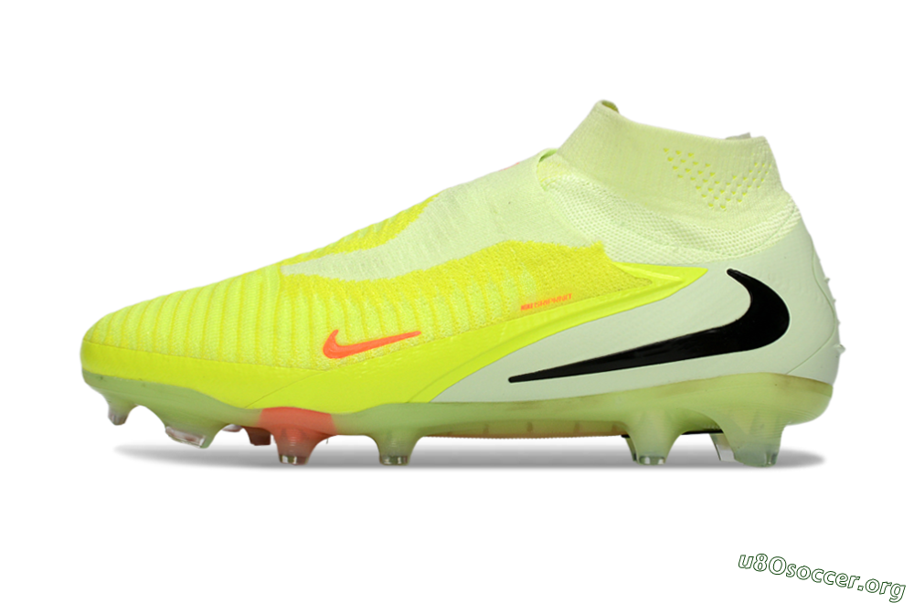 Nike Phantom 6 Elite High FG Football Boots - Yellow/Fluorescent Yellow/Neon Orange 3