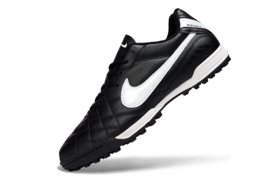 Nike Tiempo Legend 10 Elite TF Football Shoes - Black/White/Gray