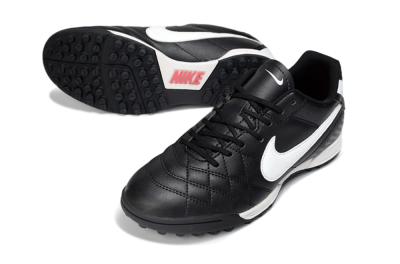 Nike Tiempo Legend 10 Elite TF Football Shoes - Black/White/Gray