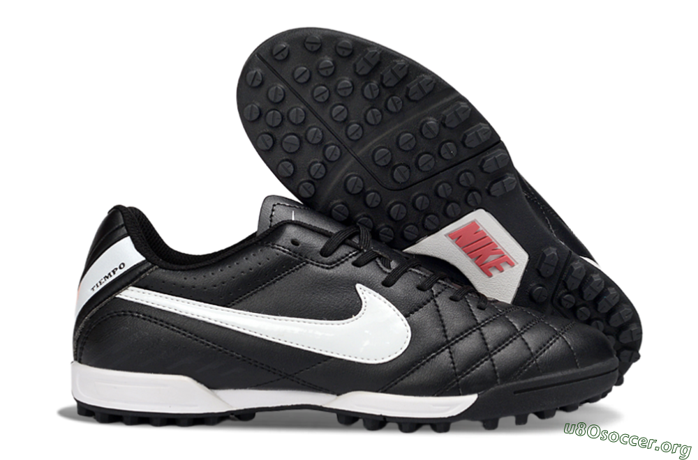 Nike Tiempo Legend 10 Elite TF Football Shoes - Black/White/Gray 2