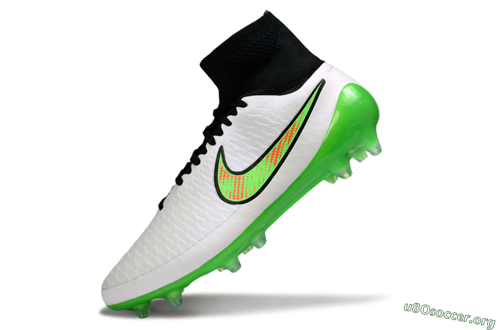 Nike Magista Obra FG Football Boots - White/Vibrant Green/Black 5