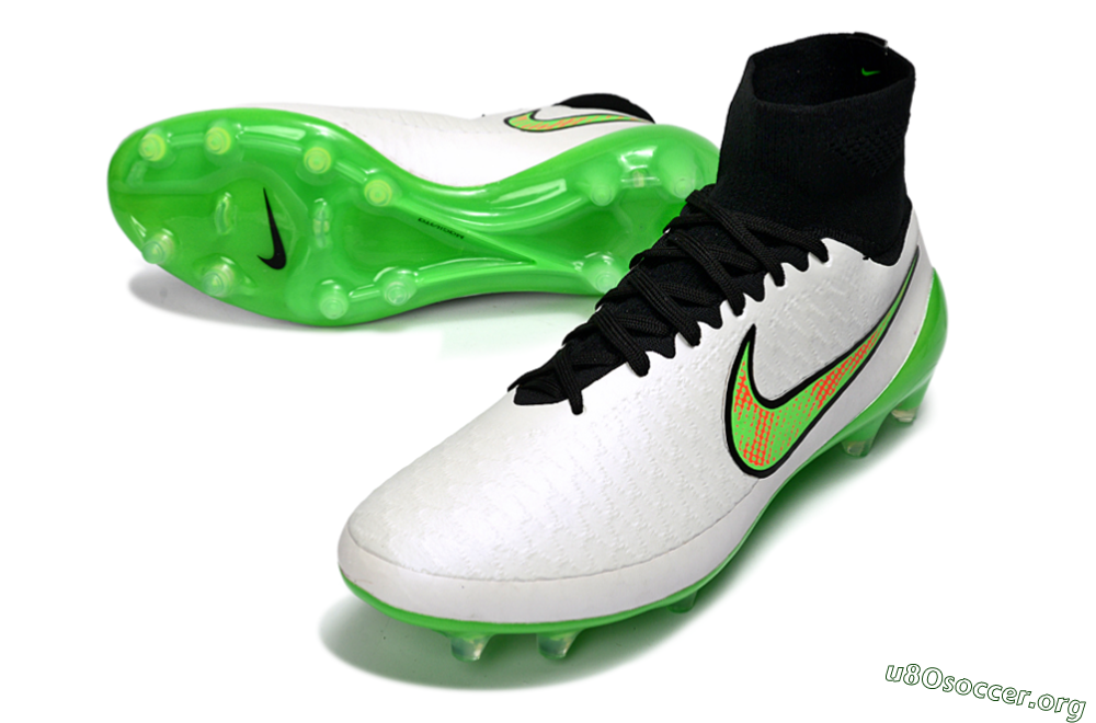 Nike Magista Obra FG Football Boots - White/Vibrant Green/Black 0