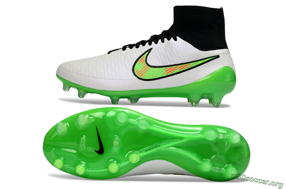 Nike Magista Obra FG Football Boots - White/Vibrant Green/Black 1