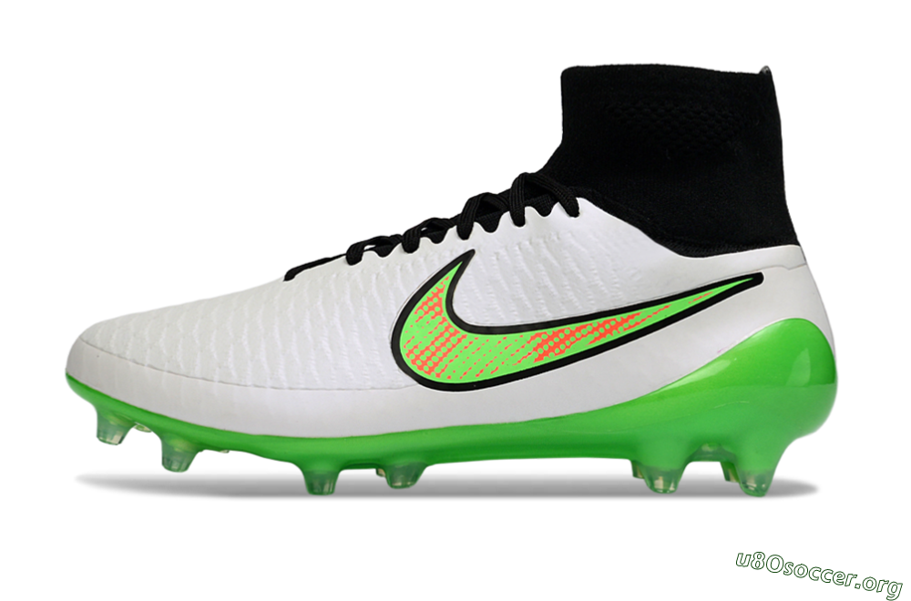 Nike Magista Obra FG Football Boots - White/Vibrant Green/Black 3