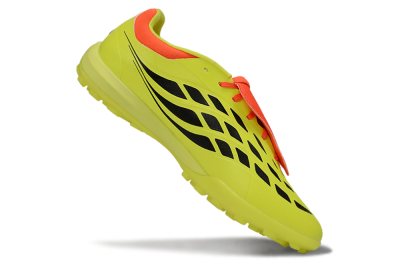 Adidas Predator 26 Elite Fold-Over Tongue TF Football Shoes - Yellow/Electric Yellow/Flame Orange