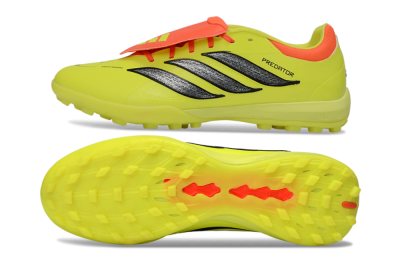 Adidas Predator 26 Elite Fold-Over Tongue TF Football Shoes - Yellow/Electric Yellow/Flame Orange