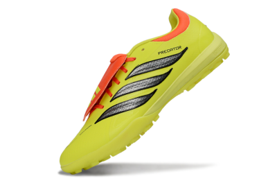 Adidas Predator 26 Elite Fold-Over Tongue TF Football Shoes - Yellow/Electric Yellow/Flame Orange