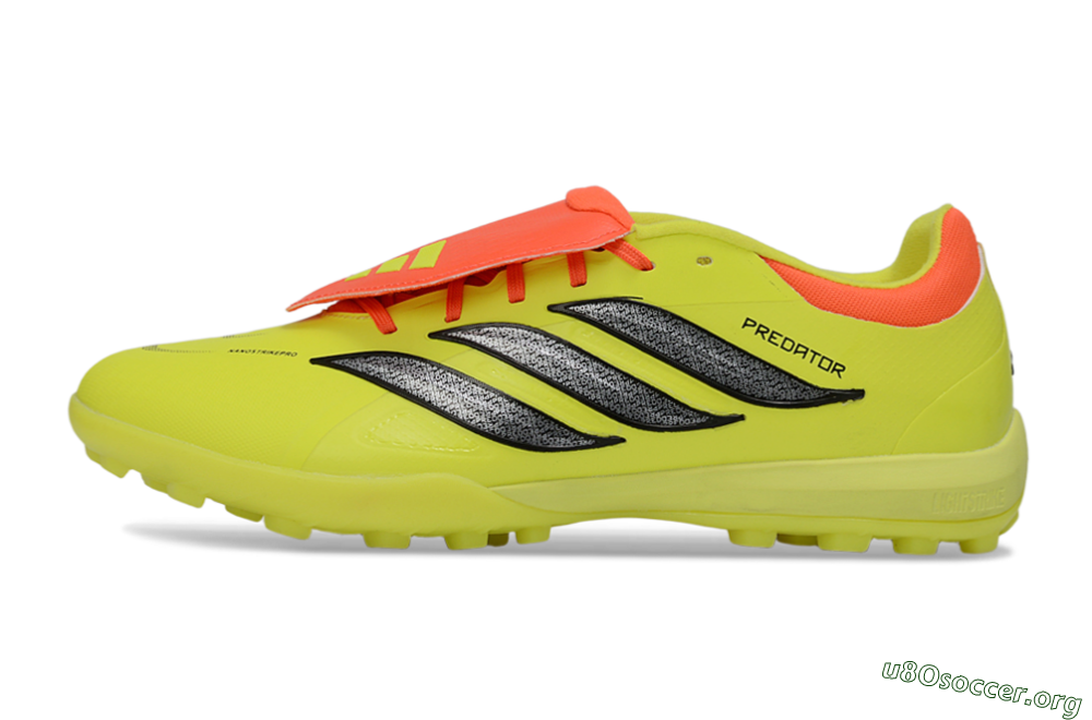 Adidas Predator 26 Elite Fold-Over Tongue TF Football Shoes - Yellow/Electric Yellow/Flame Orange 3