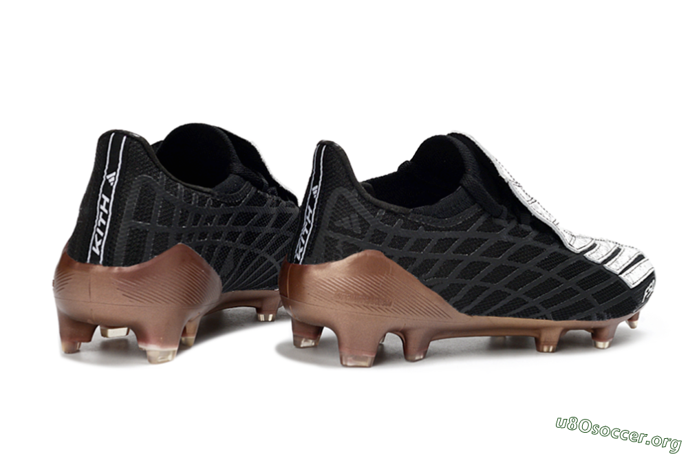 Adidas F50 Spider Elite FG Football Boots - Black/Metallic Brown/White 6