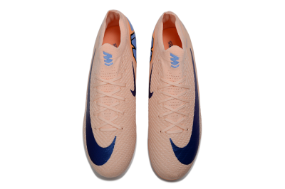 Nike Air Zoom Mercurial Vapor 16 Elite SG Football Boots - Peach/Dark Blue/Nectar Orange