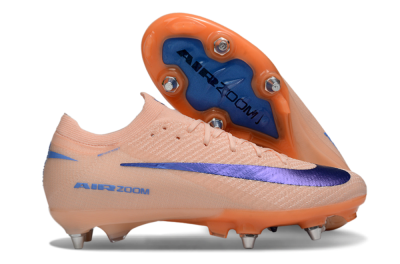 Nike Air Zoom Mercurial Vapor 16 Elite SG Football Boots - Peach/Dark Blue/Nectar Orange