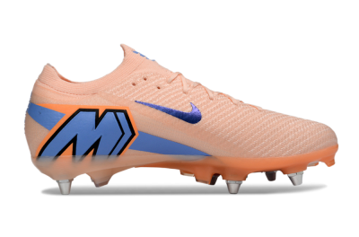 Nike Air Zoom Mercurial Vapor 16 Elite SG Football Boots - Peach/Dark Blue/Nectar Orange